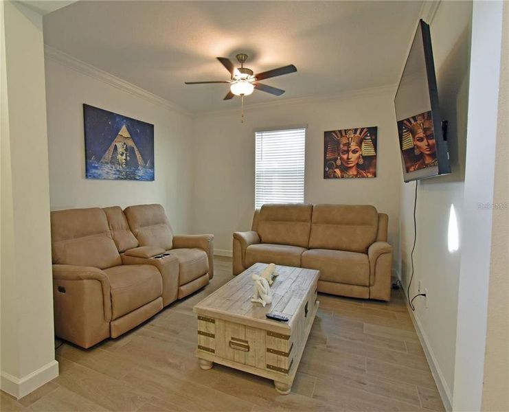 Furnished interior view inside a new home in Southshore Bay Active Adult, Wimauma (Image 16).