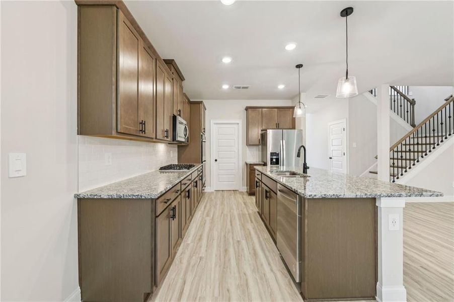 Furnished interior view inside a new home in Martin Springs - Estate Series, Lawrenceville (Image 5). Furnished interior view inside a new home in Martin Springs - Estate Series, Lawrenceville (Image 5).