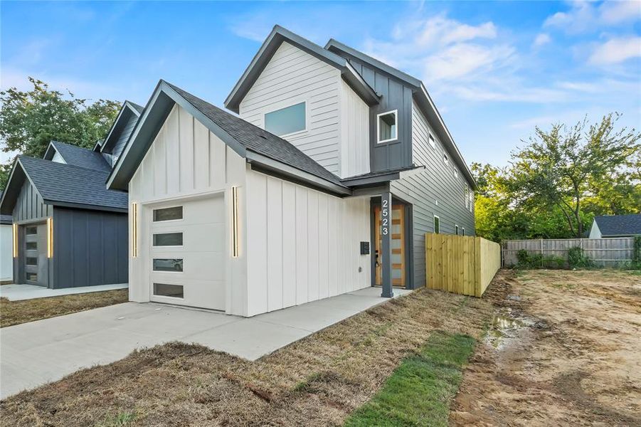Exterior details and patio area of a home in , Dallas (Image 2). Exterior details and patio area of a home in , Dallas (Image 2).
