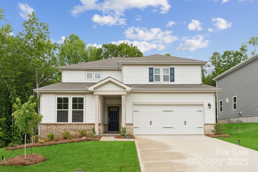 Front exterior of a new home in Cannon Manor, Kannapolis, NC, highlighting curb appeal (Image 2).