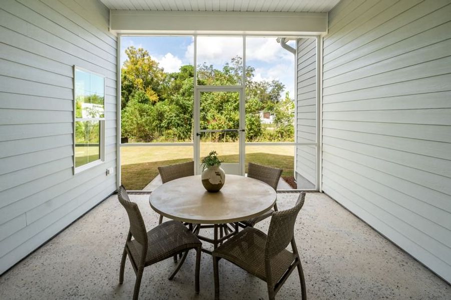 Exterior details and patio area of a home in Riverside Cove, Wilmington (Image 3). Exterior details and patio area of a home in Riverside Cove, Wilmington (Image 3).