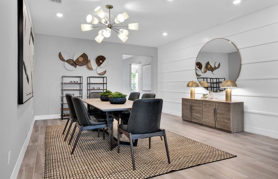 Representative furnished interior of a home built from the Easley by Pulte Homes in Highpointe, Stuart (Image 5).