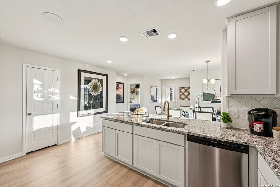 Furnished interior view inside a new home in Red Hawk Landing, San Antonio (Image 13).