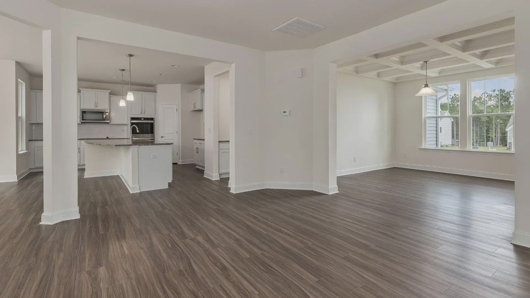 Representative furnished interior of a home built from the Arlington by DRB Homes in Blake Pond, Lillington (Image 31).
