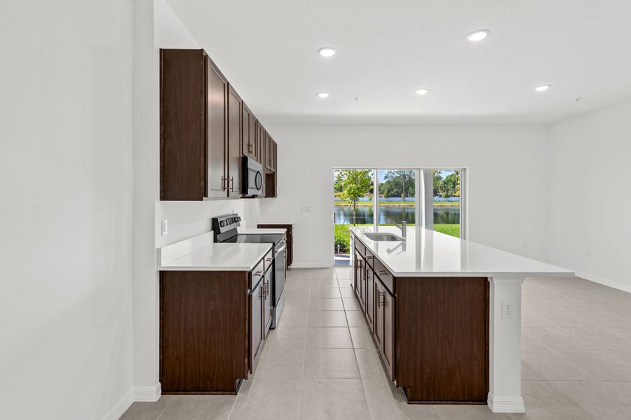 Furnished interior view inside a new home in Shenandoah Reserve, Orlando (Image 12).