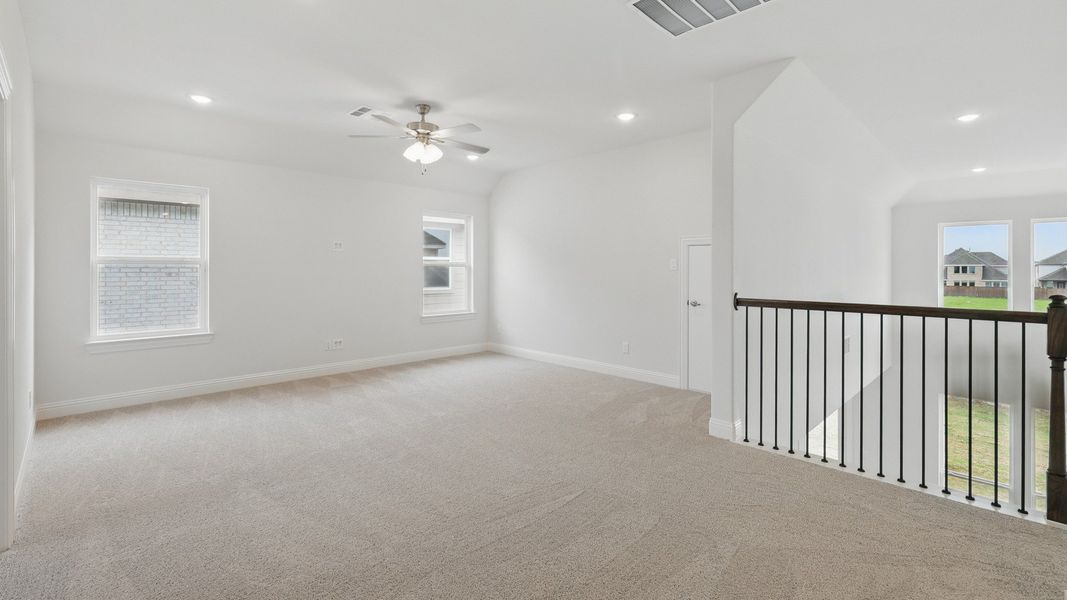 Representative furnished interior of a home built from the Brown by DRB Homes in Anna Ranch, Anna (Image 26).