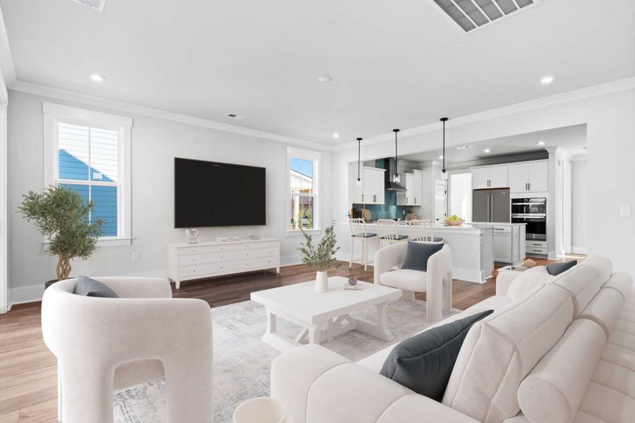 Furnished interior view inside a new home in SayeBrook, Myrtle Beach (Image 7).