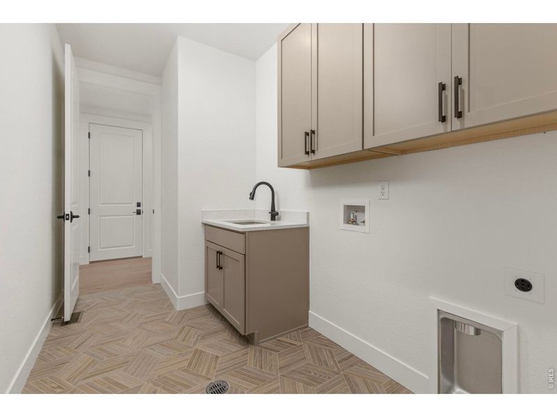 Furnished interior view inside a new home in RainDance, Windsor (Image 14).