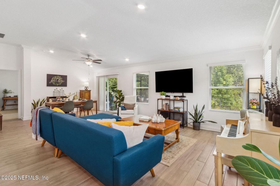 Furnished interior view inside a new home in Dorado at Entrada, St. Augustine (Image 34).