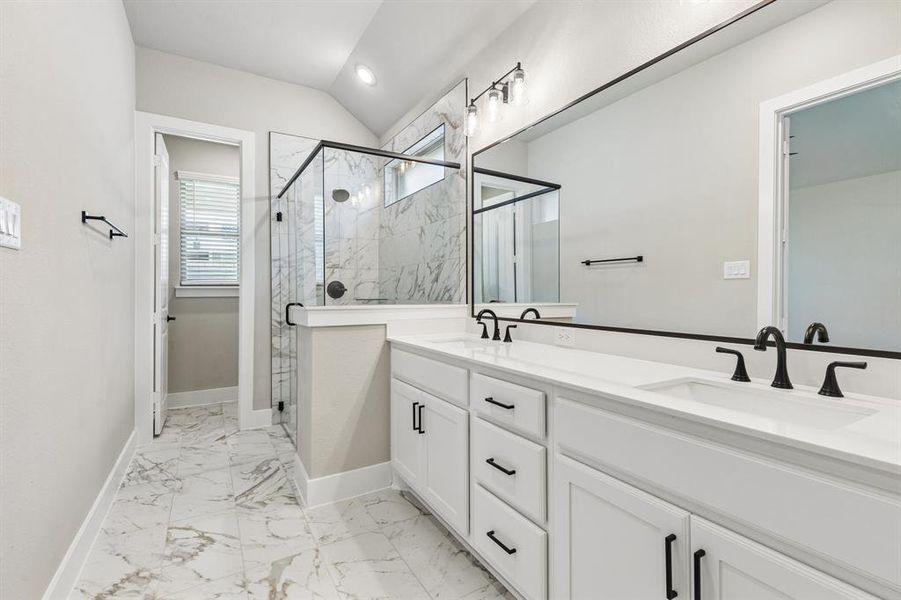 Furnished interior view inside a new home in Painted Tree Woodland West, McKinney (Image 8).