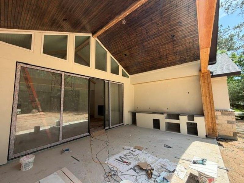 In-progress construction of a new home in , Montgomery, TX (Image 6).
