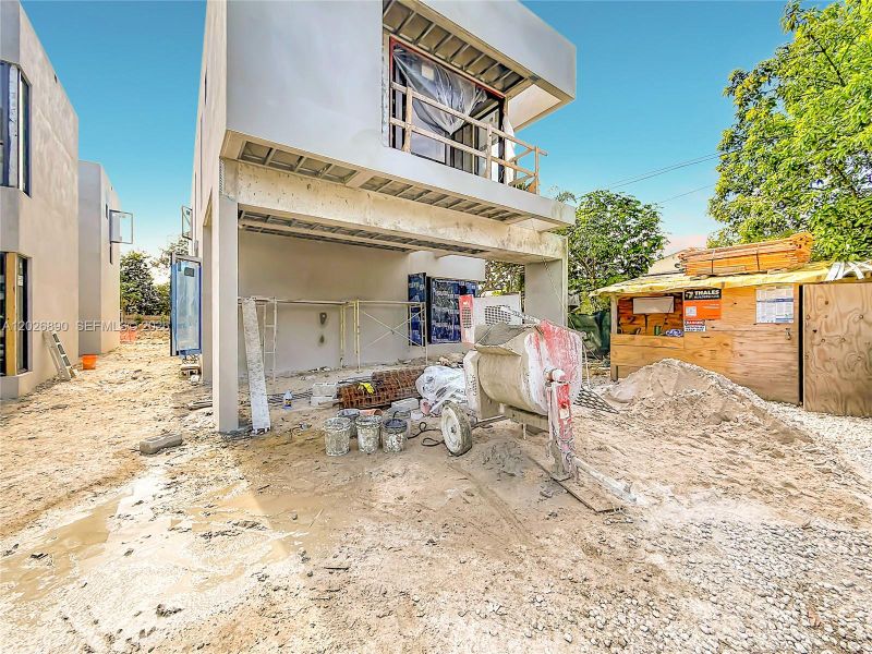 In-progress construction of a new home in , Miami, FL (Image 19). In-progress construction of a new home in , Miami, FL (Image 19).