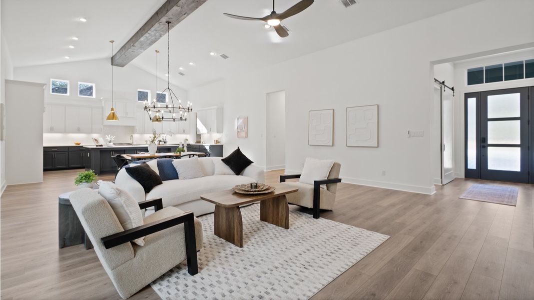 Furnished interior view inside a new home in Southern Hills, Brooksville (Image 7). Furnished interior view inside a new home in Southern Hills, Brooksville (Image 7).