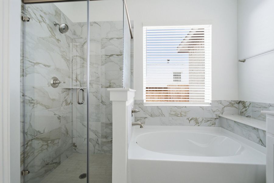Furnished interior view inside a new home in Sundance Cove, Crosby (Image 7).