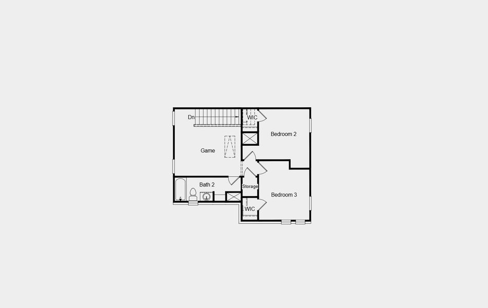 2D floor plan layout of this home in Cross Creek Meadows 40s, Celina, TX (Image 3). 2D floor plan layout of this home in Cross Creek Meadows 40s, Celina, TX (Image 3).