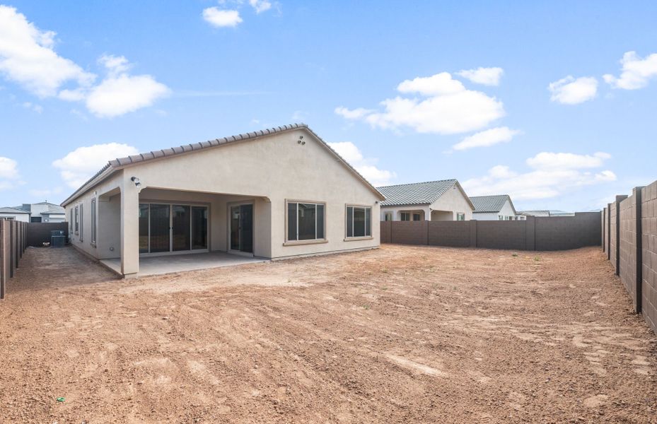 Exterior details and patio area of a home in Artisan at Asante, Surprise (Image 3).