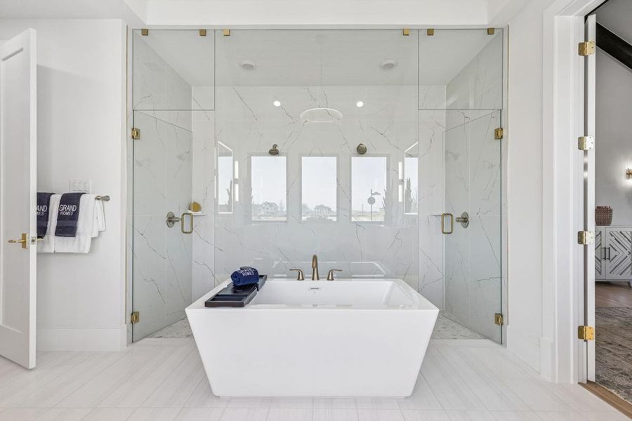 Representative furnished interior of a home built from the Grand Park Place by Grand Homes in Park Place, Prosper (Image 10).