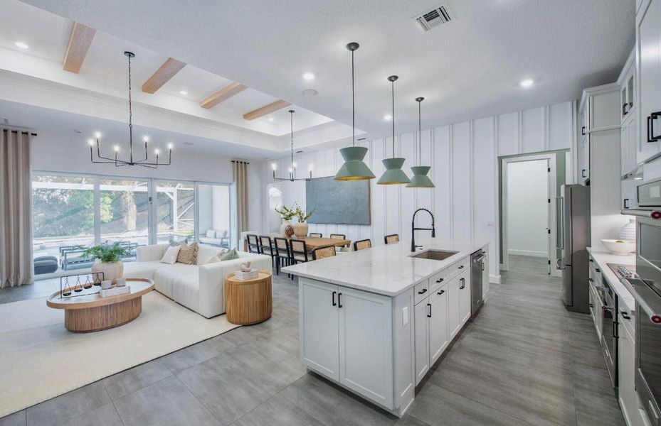 Kitchen and Gathering - Ashby Model Home
