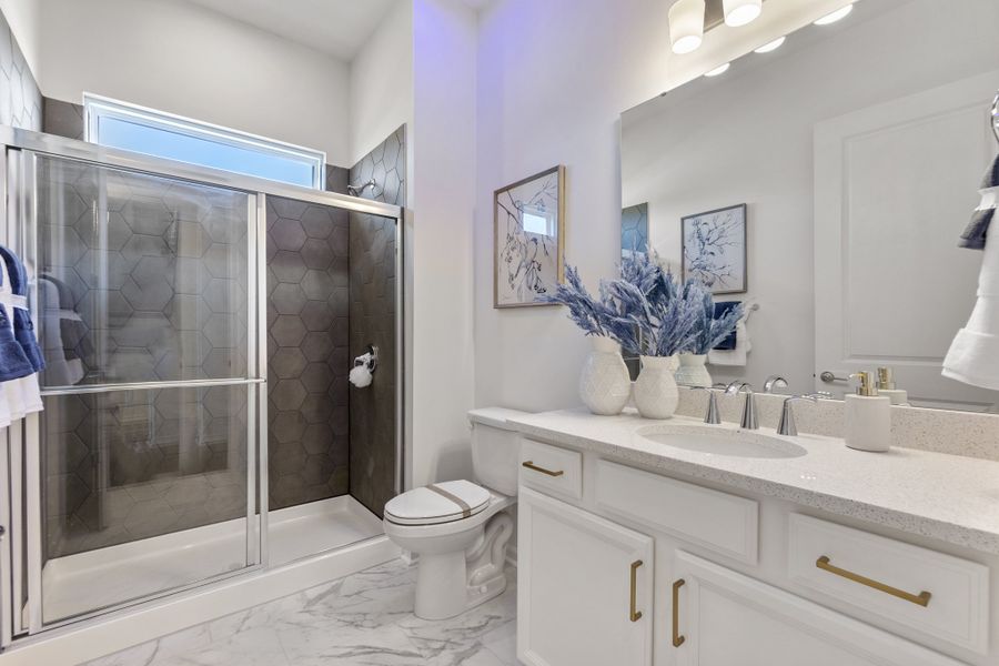 Representative furnished interior of a home built from the Pembrooke by Taylor Morrison in River Falls, Tega Cay (Image 26).