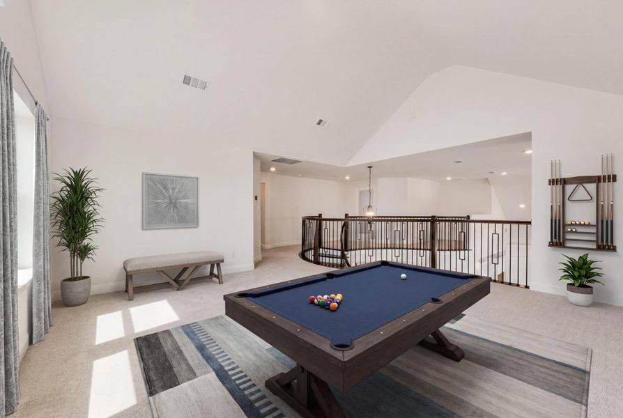 Furnished interior view inside a new home in Park Trails, Forney (Image 16). Furnished interior view inside a new home in Park Trails, Forney (Image 16).