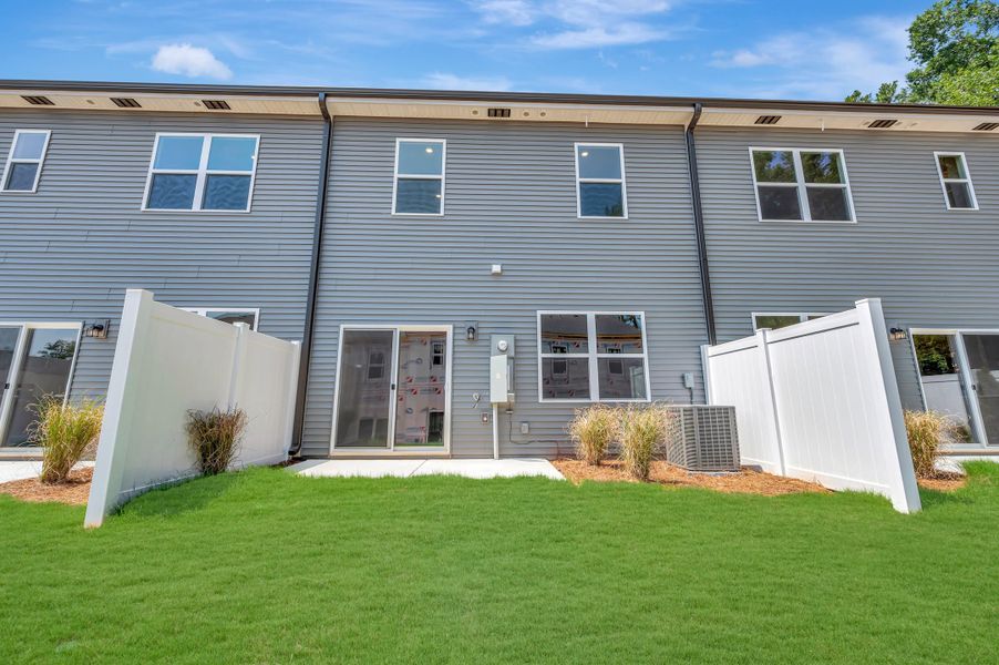 Exterior details and patio area of a home in Amplitude, Charlotte (Image 16). Exterior details and patio area of a home in Amplitude, Charlotte (Image 16).