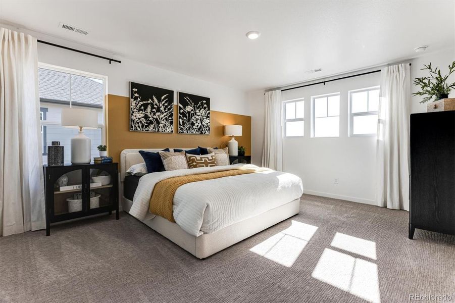 Furnished interior view inside a new home in Horizon Uptown, Aurora (Image 12).