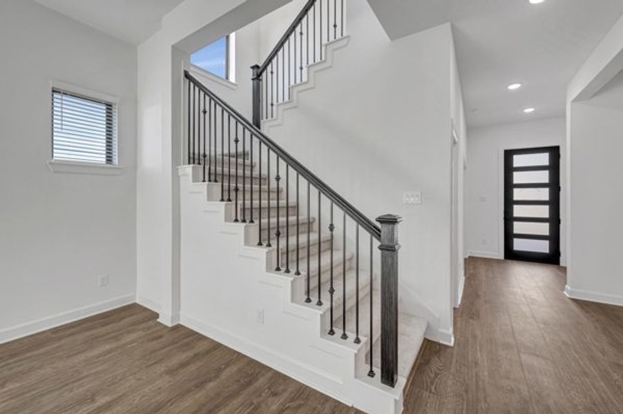 Spacious, unfurnished interior of a new home in Indigo - Enclave Collection, Richmond (Image 9). Spacious, unfurnished interior of a new home in Indigo - Enclave Collection, Richmond (Image 9).