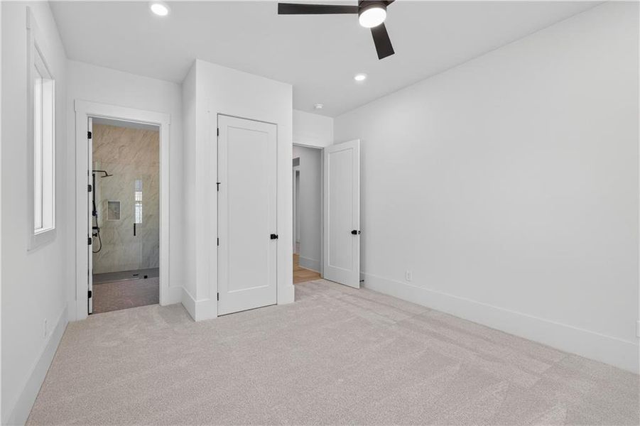 Spacious, unfurnished interior of a new home in Town Farms, Peachtree Corners (Image 52).