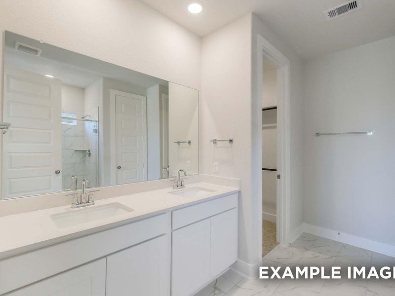 Furnished interior view inside a new home in Enclave at Newport, Crosby (Image 8).