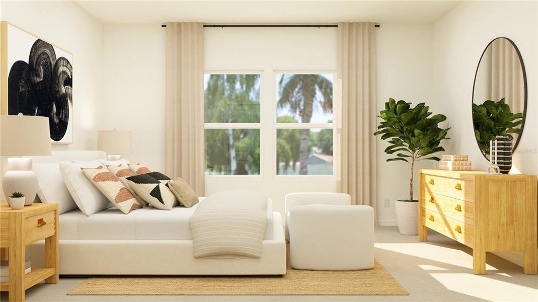 Furnished interior view inside a new home in Pioneer Ranch, Ocala (Image 3).