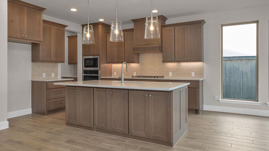 Furnished interior view inside a new home in Bridgeland, Cypress (Image 7).