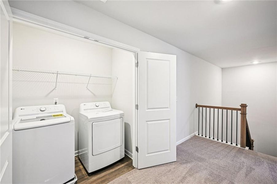 Furnished interior view inside a new home in The Hills at Cedar Creek, Winder (Image 27). Furnished interior view inside a new home in The Hills at Cedar Creek, Winder (Image 27).