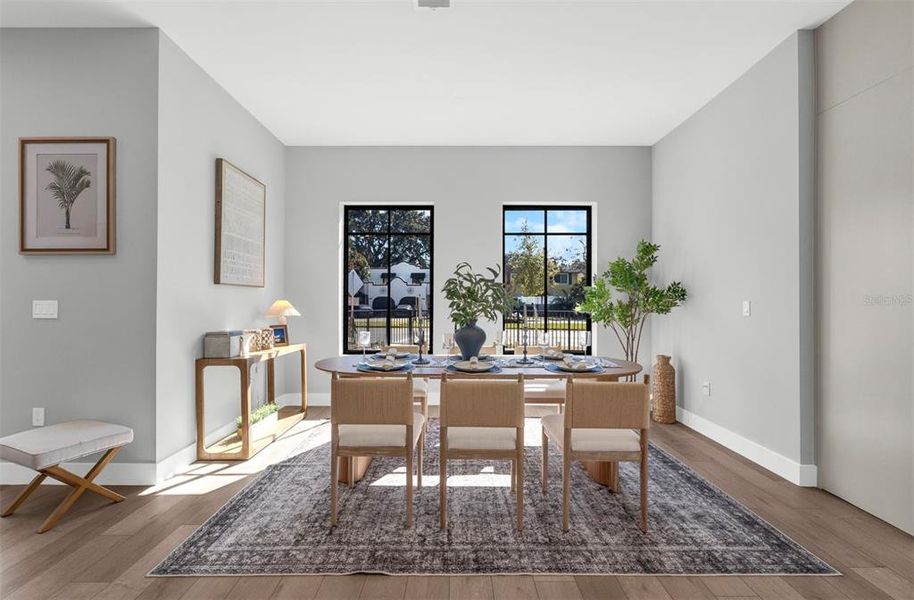 Furnished interior view inside a new home in , Orlando (Image 17).