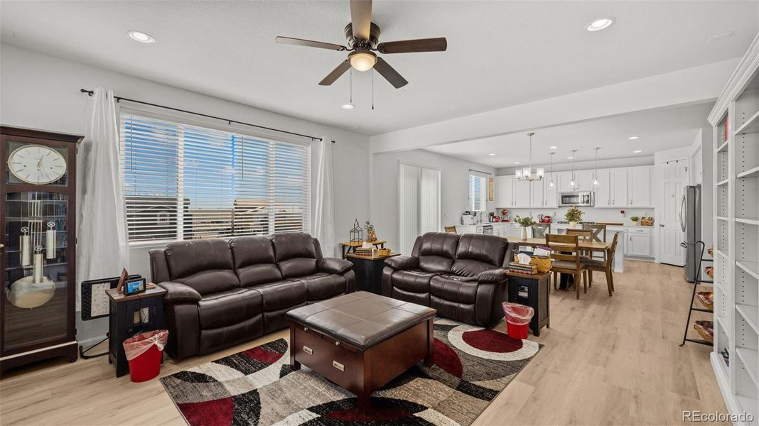 Furnished interior view inside a new home in Banning Lewis Ranch, Colorado Springs (Image 7).