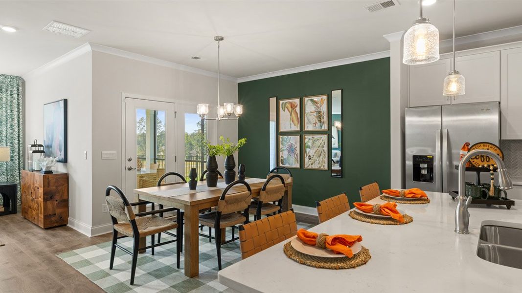 Representative furnished interior of a home built from the Arlington by D.R. Horton in Oak Ridge Meadows - Active Adult, Locust Grove (Image 8).