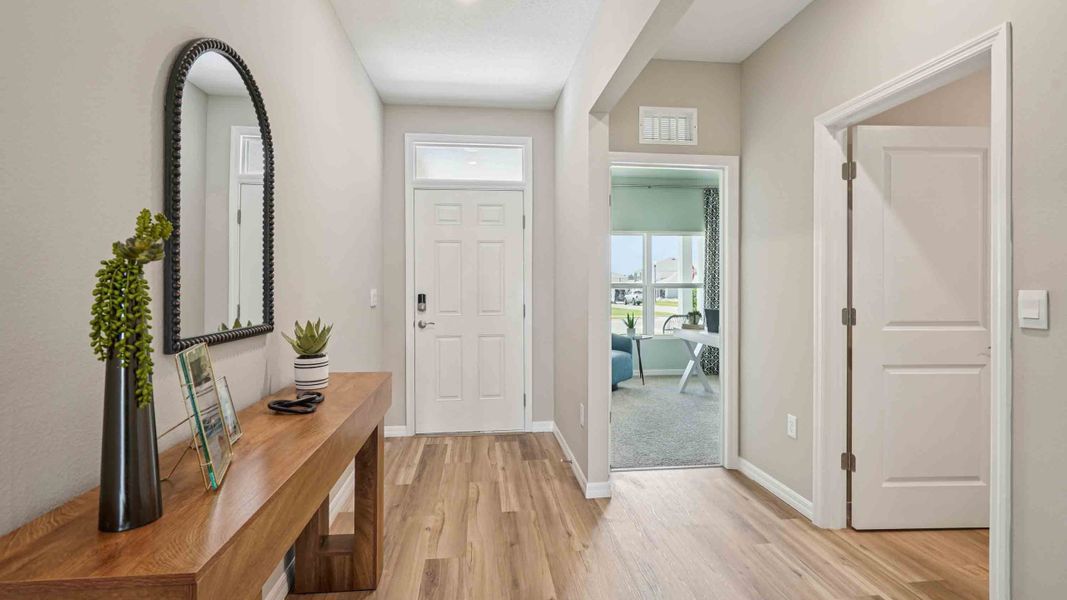 Representative furnished interior of a home built from the Madison by D.R. Horton in Avalon Woods, Newberry (Image 12).