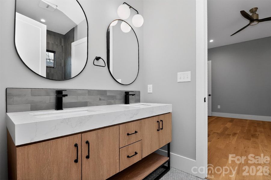 Furnished interior view inside a new home in , Charlotte (Image 14).