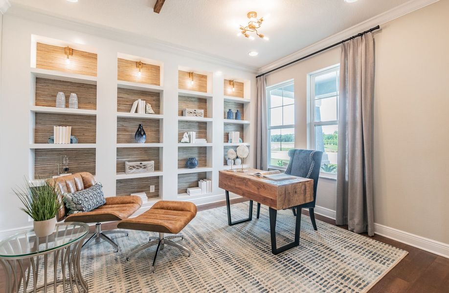 Furnished interior view inside a new home in Cassata Lakes, Nokomis (Image 9).