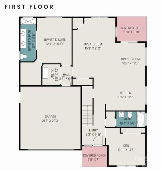 First floor plan