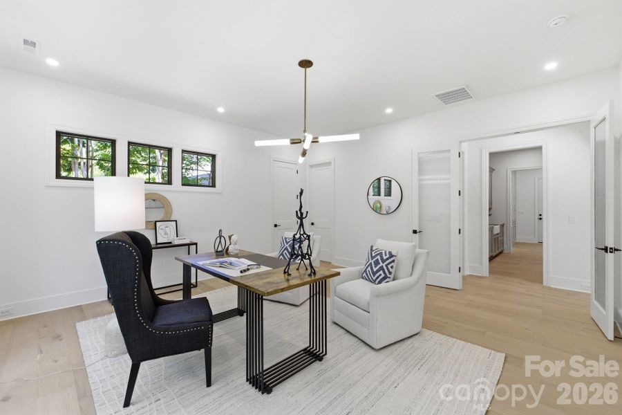 Furnished interior view inside a new home in , Charlotte (Image 37).