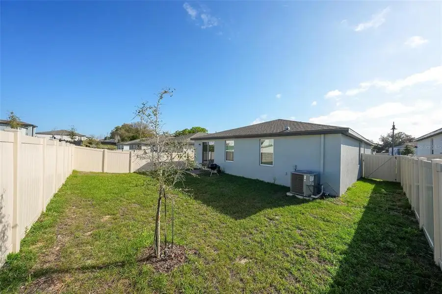 Exterior details and patio area of a home in Deer Run at Crosswinds, Davenport (Image 4).