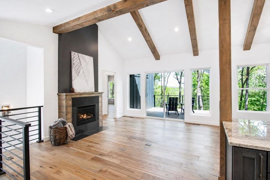 Furnished interior view inside a new home in , Blue Ridge (Image 17).