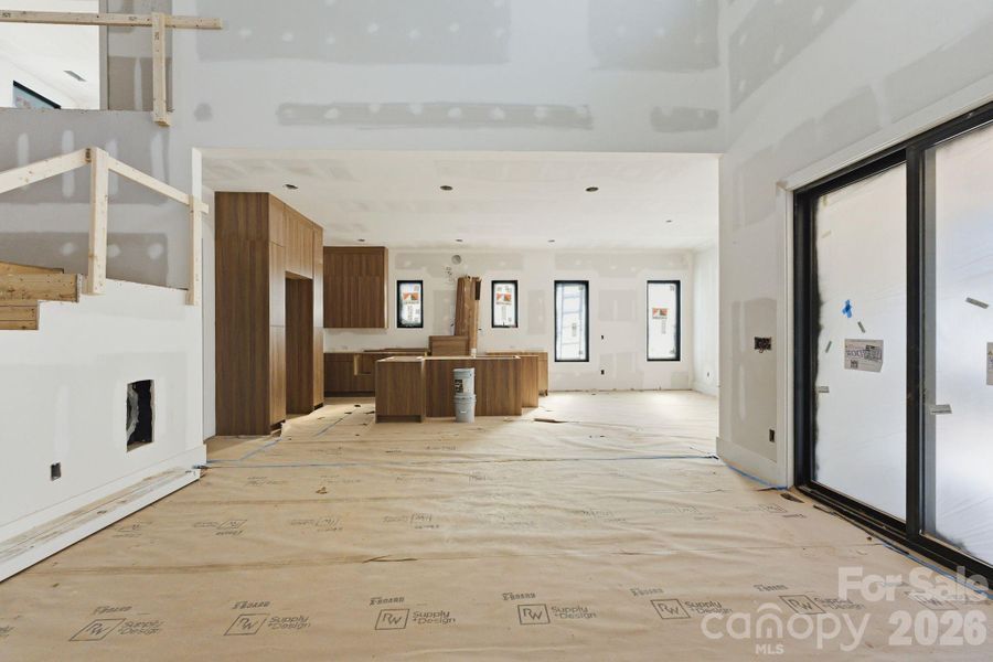 In-progress construction of a new home in , Charlotte, NC (Image 28).