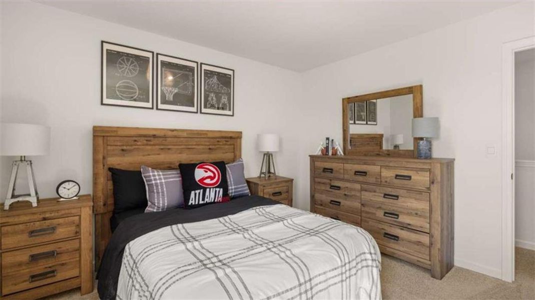Furnished interior view inside a new home in Poplar Preserve, Newnan (Image 30).