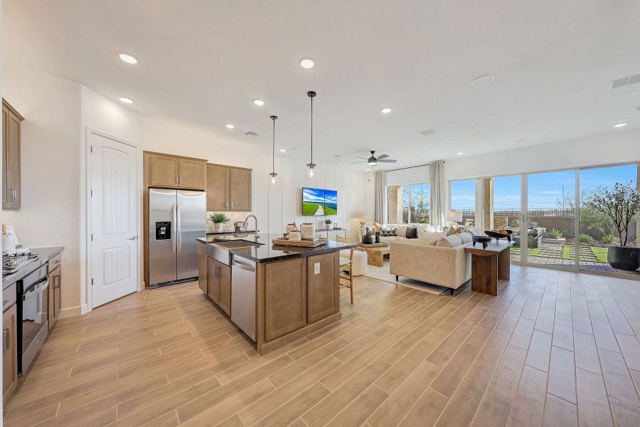 Representative furnished interior of a home built from the Azure by Mattamy Homes in White Tank Vistas, Waddell (Image 15).