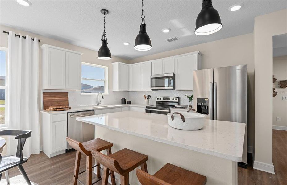 Furnished interior view inside a new home in Tohoqua, Kissimmee (Image 26).