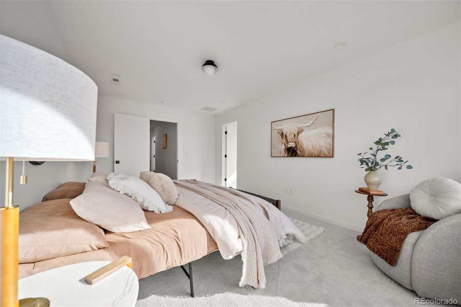 Furnished interior view inside a new home in , Denver (Image 27).