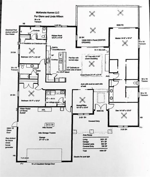 2D floor plan layout of this home in , Parrish, FL (Image 5). 2D floor plan layout of this home in , Parrish, FL (Image 5).