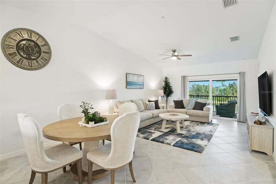 Furnished interior view inside a new home in , Punta Gorda (Image 12).