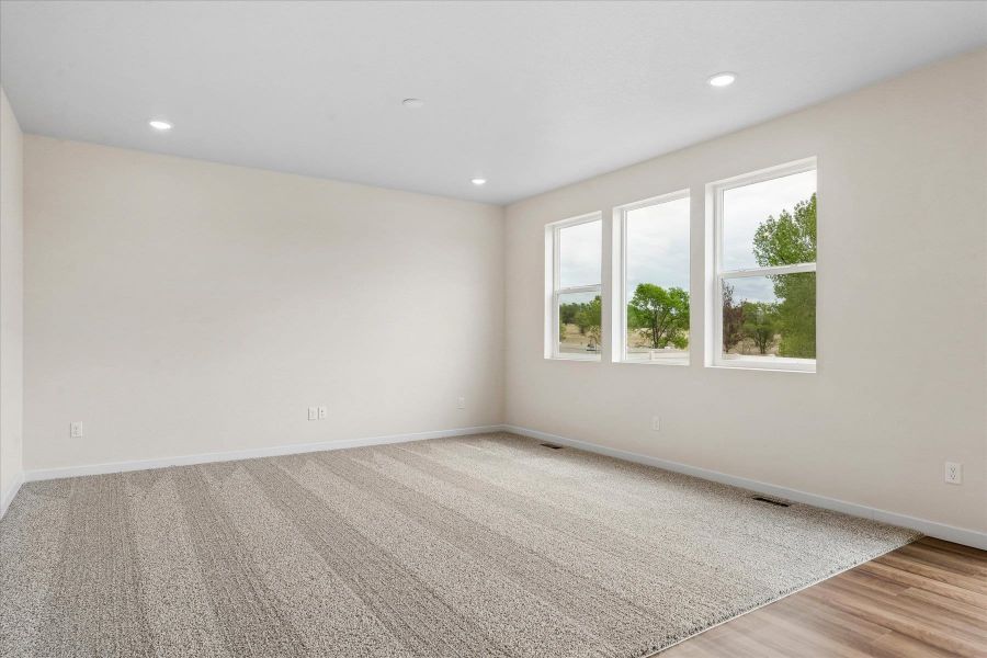 Spacious, unfurnished interior of a new home in Aspen Ranch, Fountain (Image 11). Spacious, unfurnished interior of a new home in Aspen Ranch, Fountain (Image 11).